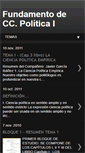 Mobile Screenshot of cienciapoliticauned1.blogspot.com
