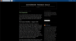 Desktop Screenshot of governorthomasdale.blogspot.com