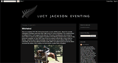 Desktop Screenshot of lucyjacksoneventing.blogspot.com