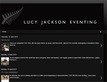 Tablet Screenshot of lucyjacksoneventing.blogspot.com