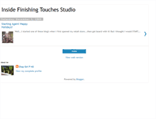 Tablet Screenshot of insidefinishingtouchesstudio.blogspot.com