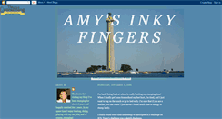 Desktop Screenshot of amysinkyfingers.blogspot.com