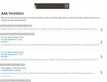 Tablet Screenshot of aaainvestor.blogspot.com
