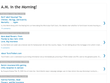 Tablet Screenshot of aminthemorning.blogspot.com