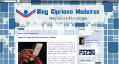 Desktop Screenshot of ciprianomedeiros.blogspot.com