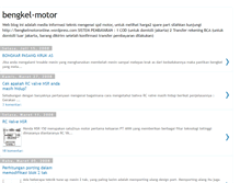Tablet Screenshot of bengkel-motor-online.blogspot.com