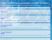 Tablet Screenshot of comite-aquagest-levante-alicante.blogspot.com