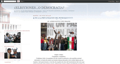 Desktop Screenshot of eleccionesydemocracia-alex.blogspot.com
