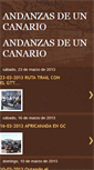 Mobile Screenshot of canariosobreruedas.blogspot.com