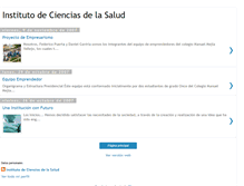 Tablet Screenshot of institutodecienciasdelasalud.blogspot.com