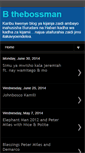 Mobile Screenshot of bthebossman.blogspot.com