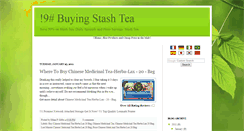 Desktop Screenshot of buyingstashtea.blogspot.com