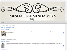 Tablet Screenshot of minhapeleminhavida.blogspot.com