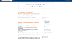 Desktop Screenshot of modulocadenadesuministros.blogspot.com