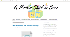 Desktop Screenshot of amuslimchildisborn.blogspot.com