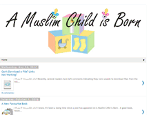 Tablet Screenshot of amuslimchildisborn.blogspot.com