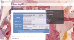 Desktop Screenshot of e-learning123456.blogspot.com