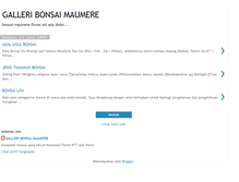 Tablet Screenshot of galeribonsaimaumere.blogspot.com