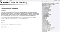 Desktop Screenshot of kashmir-truth-be-told.blogspot.com