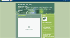 Desktop Screenshot of mrdscobbbbqblog.blogspot.com