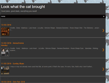 Tablet Screenshot of lookwhathecatbrought.blogspot.com