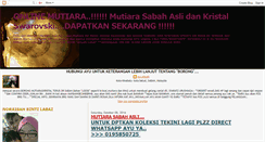 Desktop Screenshot of mutiarasabahasli.blogspot.com