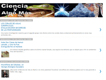 Tablet Screenshot of cienciayalgomas.blogspot.com