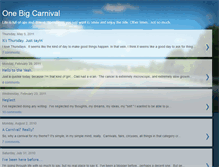 Tablet Screenshot of onebigcarnival.blogspot.com