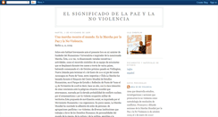 Desktop Screenshot of elsignificadodelapazylanoviolencia.blogspot.com