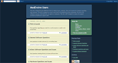 Desktop Screenshot of medevolveusers.blogspot.com