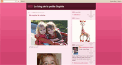 Desktop Screenshot of leblogdelapetitegirafe.blogspot.com