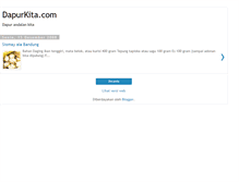Tablet Screenshot of dapur-resep.blogspot.com