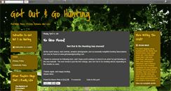 Desktop Screenshot of getoutandgohunting.blogspot.com