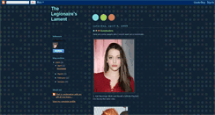 Desktop Screenshot of legionairelamenting.blogspot.com