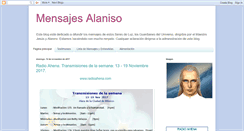 Desktop Screenshot of 2012mensajesalaniso.blogspot.com