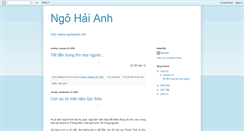 Desktop Screenshot of ngohaianh.blogspot.com