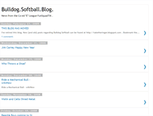 Tablet Screenshot of bulldogsoftball.blogspot.com