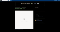 Desktop Screenshot of divulgando-muonline.blogspot.com