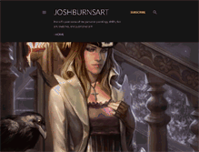 Tablet Screenshot of joshburnsart.blogspot.com