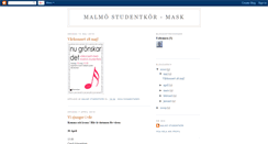 Desktop Screenshot of malmostudentkor.blogspot.com