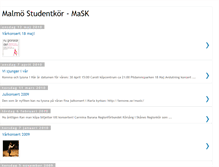 Tablet Screenshot of malmostudentkor.blogspot.com