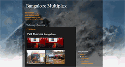 Desktop Screenshot of bangalore-multiplex.blogspot.com
