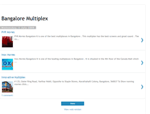 Tablet Screenshot of bangalore-multiplex.blogspot.com