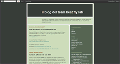 Desktop Screenshot of beatflylab.blogspot.com