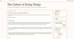 Desktop Screenshot of cultureofdoingthings.blogspot.com