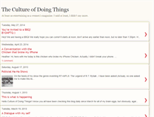 Tablet Screenshot of cultureofdoingthings.blogspot.com