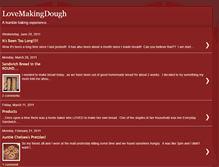 Tablet Screenshot of lovemakingdough.blogspot.com