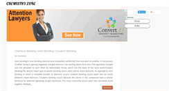 Desktop Screenshot of chemistryzone.blogspot.com