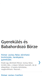 Mobile Screenshot of gyerekules-babahordozo.blogspot.com