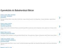 Tablet Screenshot of gyerekules-babahordozo.blogspot.com